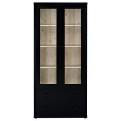 Hawthorne Black Accent Cabinet - Ornate Home