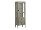 Hawthorne Estate Gray Curio Cabinet - Ornate Home