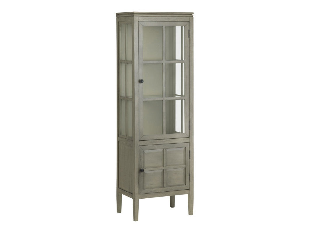 Hawthorne Estate Gray Curio Cabinet - Ornate Home
