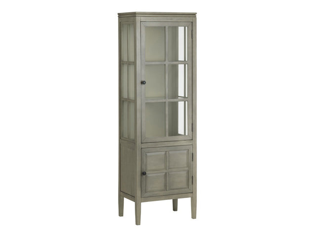 Hawthorne Estate Gray Curio Cabinet - Ornate Home