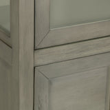 Hawthorne Estate Gray Curio Cabinet - Ornate Home