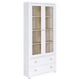 Hawthorne White Accent Cabinet - Ornate Home