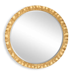 Haya Gold Round Mirror - Ornate Home