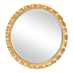 Haya Gold Round Mirror - Ornate Home