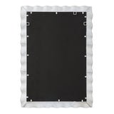 Haya White Scalloped Mirror - Ornate Home