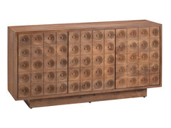 Hayden Brown Three-Door Sideboard - Ornate Home