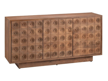 Hayden Brown Three-Door Sideboard - Ornate Home