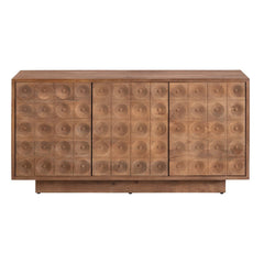 Hayden Brown Three-Door Sideboard - Ornate Home