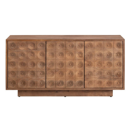 Hayden Brown Three-Door Sideboard - Ornate Home