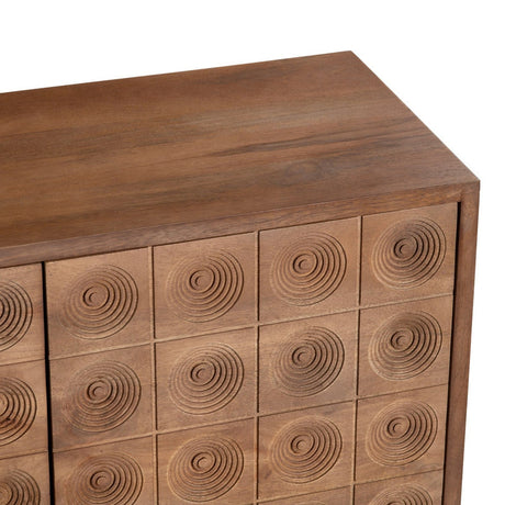 Hayden Brown Three-Door Sideboard - Ornate Home