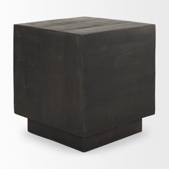 Hayden Dark Brown Wood End/Side Table - Ornate Home