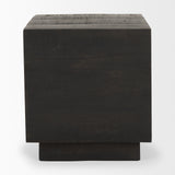 Hayden Dark Brown Wood End/Side Table - Ornate Home