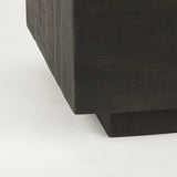 Hayden Dark Brown Wood Rectangular Coffee Table - Ornate Home