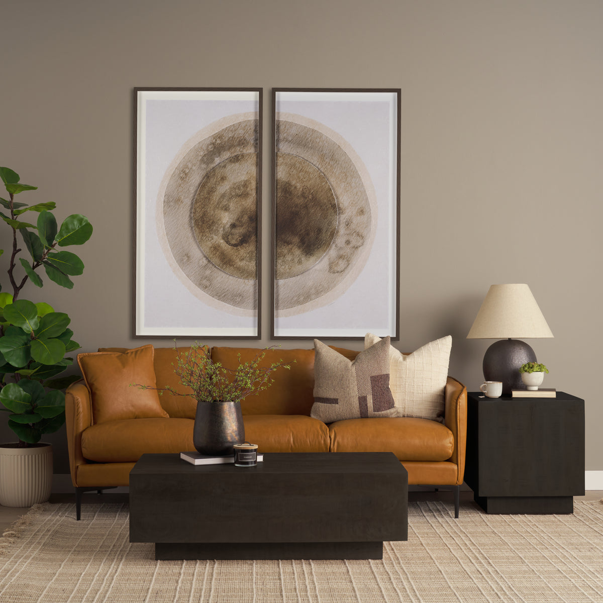 Hayden Dark Brown Wood Rectangular Coffee Table - Ornate Home