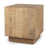 Hayden Light Brown Wood End/Side Table - Ornate Home