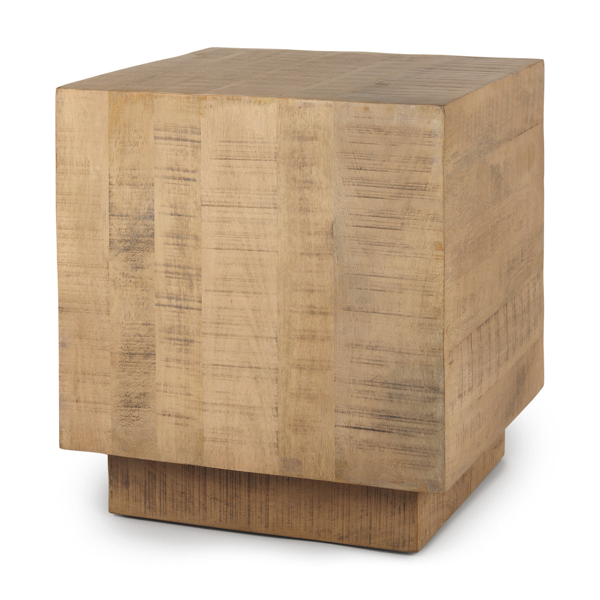 Hayden Light Brown Wood End/Side Table - Ornate Home