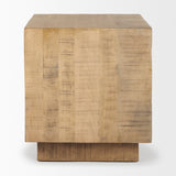 Hayden Light Brown Wood End/Side Table - Ornate Home
