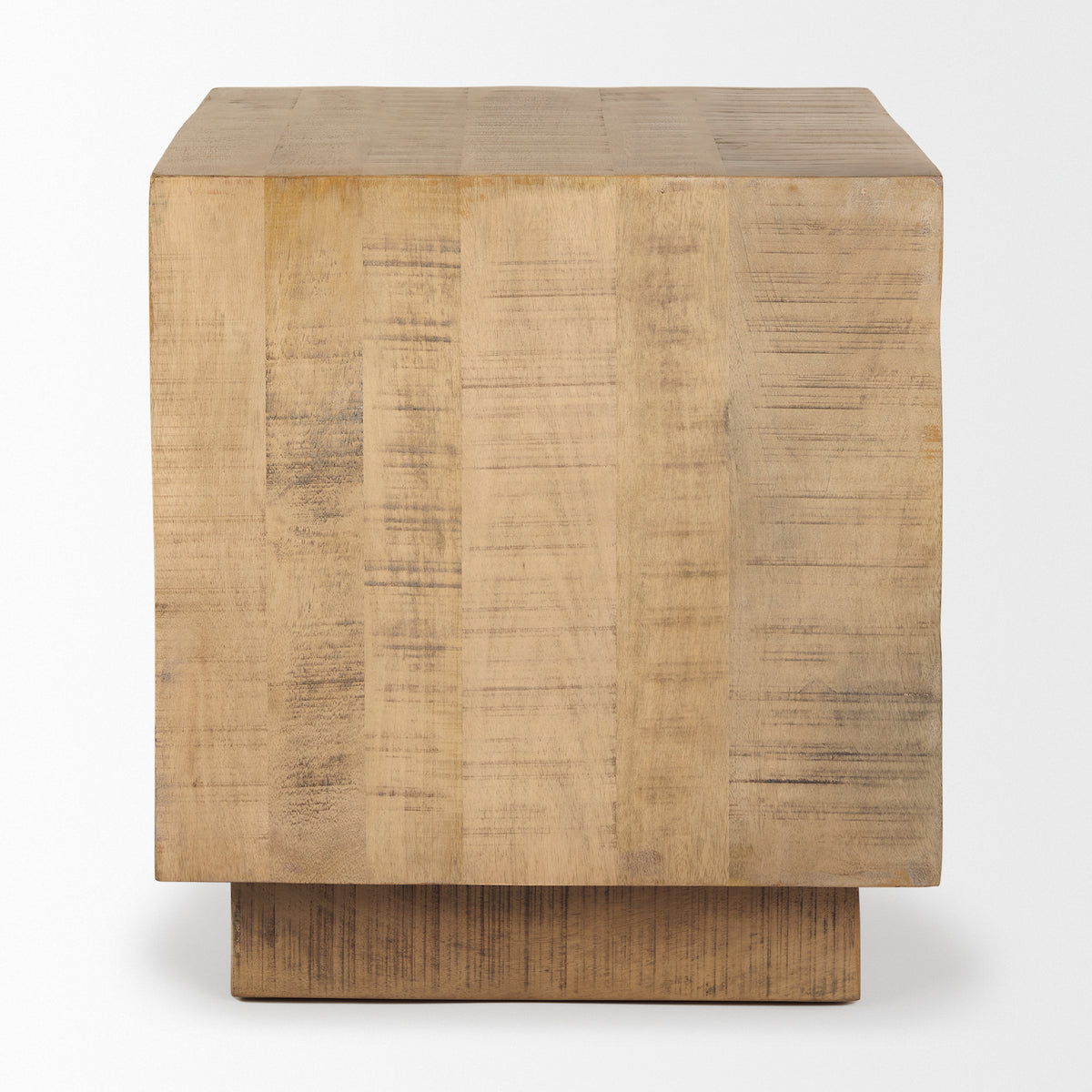 Hayden Light Brown Wood End/Side Table - Ornate Home