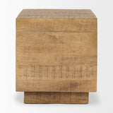 Hayden Light Brown Wood End/Side Table - Ornate Home