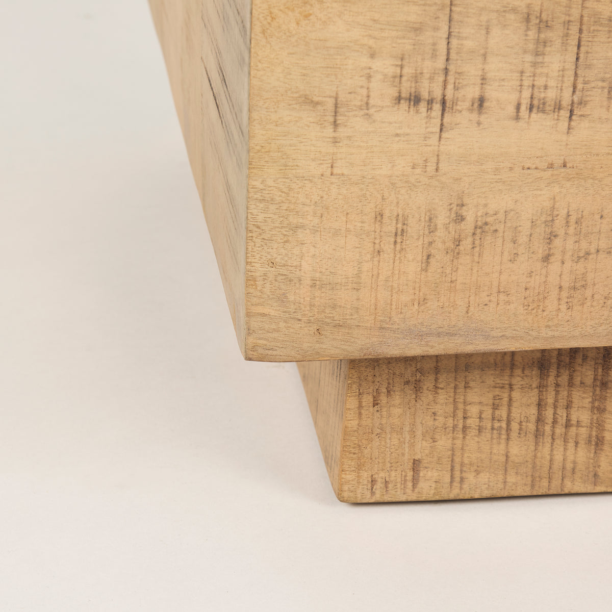 Hayden Light Brown Wood End/Side Table - Ornate Home