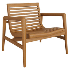 Hayden Natural Outdoor Patio Teak Wood Armchair - Ornate Home