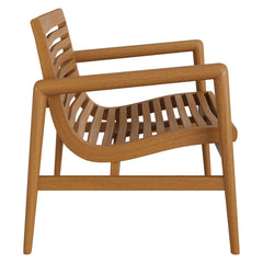 Hayden Natural Outdoor Patio Teak Wood Armchair - Ornate Home