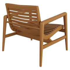 Hayden Natural Outdoor Patio Teak Wood Armchair - Ornate Home