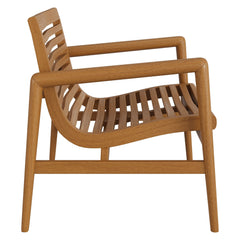 Hayden Natural Outdoor Patio Teak Wood Armchairs (Set of 2) - Ornate Home