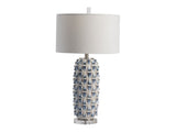 Hayes Blue/White Table Lamp - Ornate Home