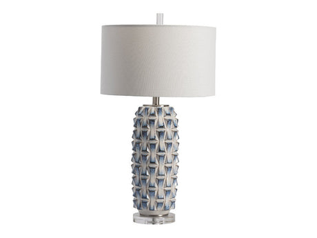 Hayes Blue/White Table Lamp - Ornate Home