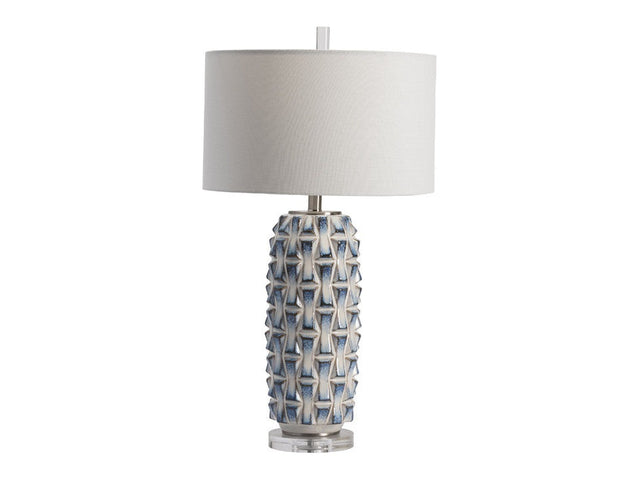 Hayes Blue/White Table Lamp - Ornate Home
