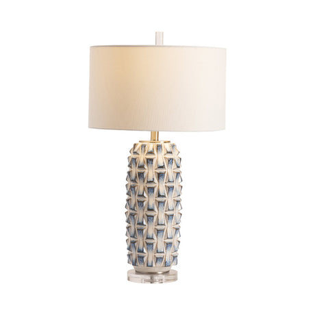 Hayes Blue/White Table Lamp - Ornate Home