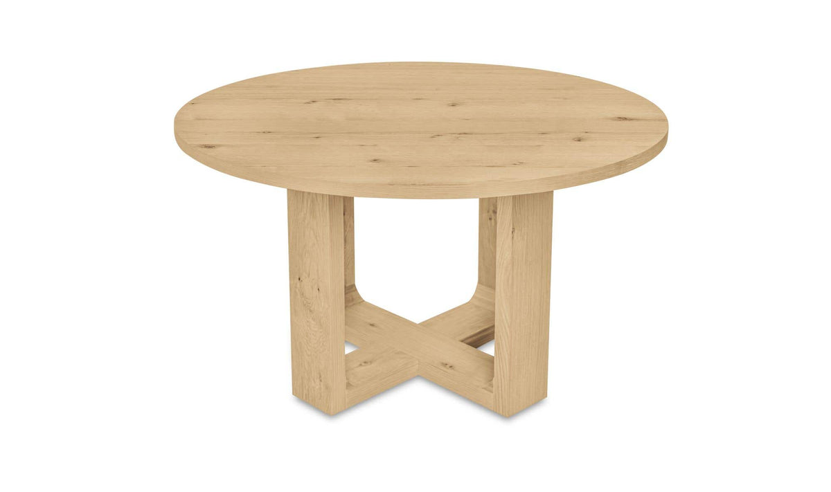 Hayes Rustic Oak Dining Table - Ornate Home