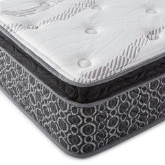 Hayes White 11" Eastern King Pillow Top Memory Foam Hybrid Mattress - Ornate Home