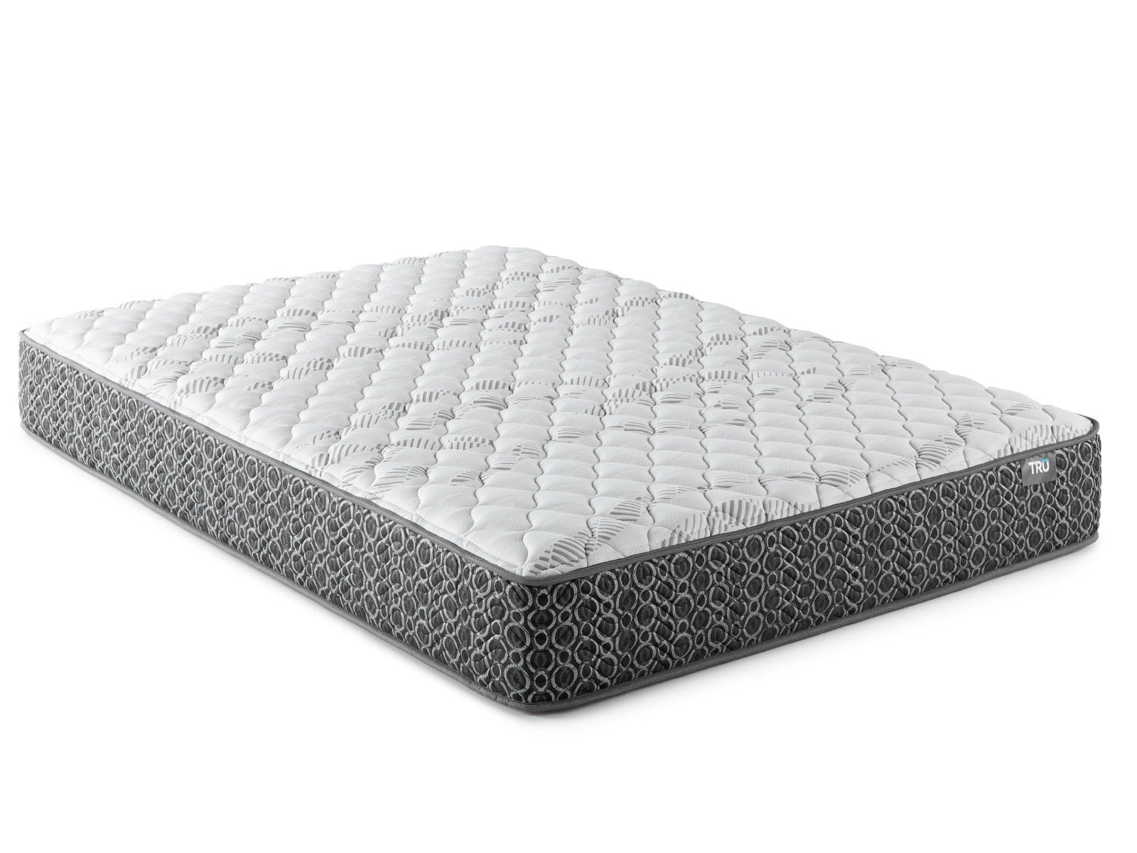 Hayes White Queen Firm Tight Top Hybrid Mattress - Ornate Home