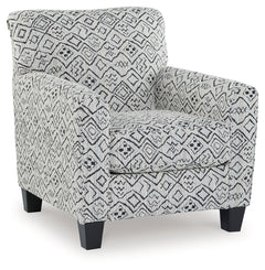 Hayesdale Black/Cream Accent Chair - Ornate Home