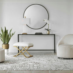 Hayley Black Console Table - Ornate Home