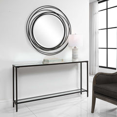 Hayley Black Console Table - Ornate Home