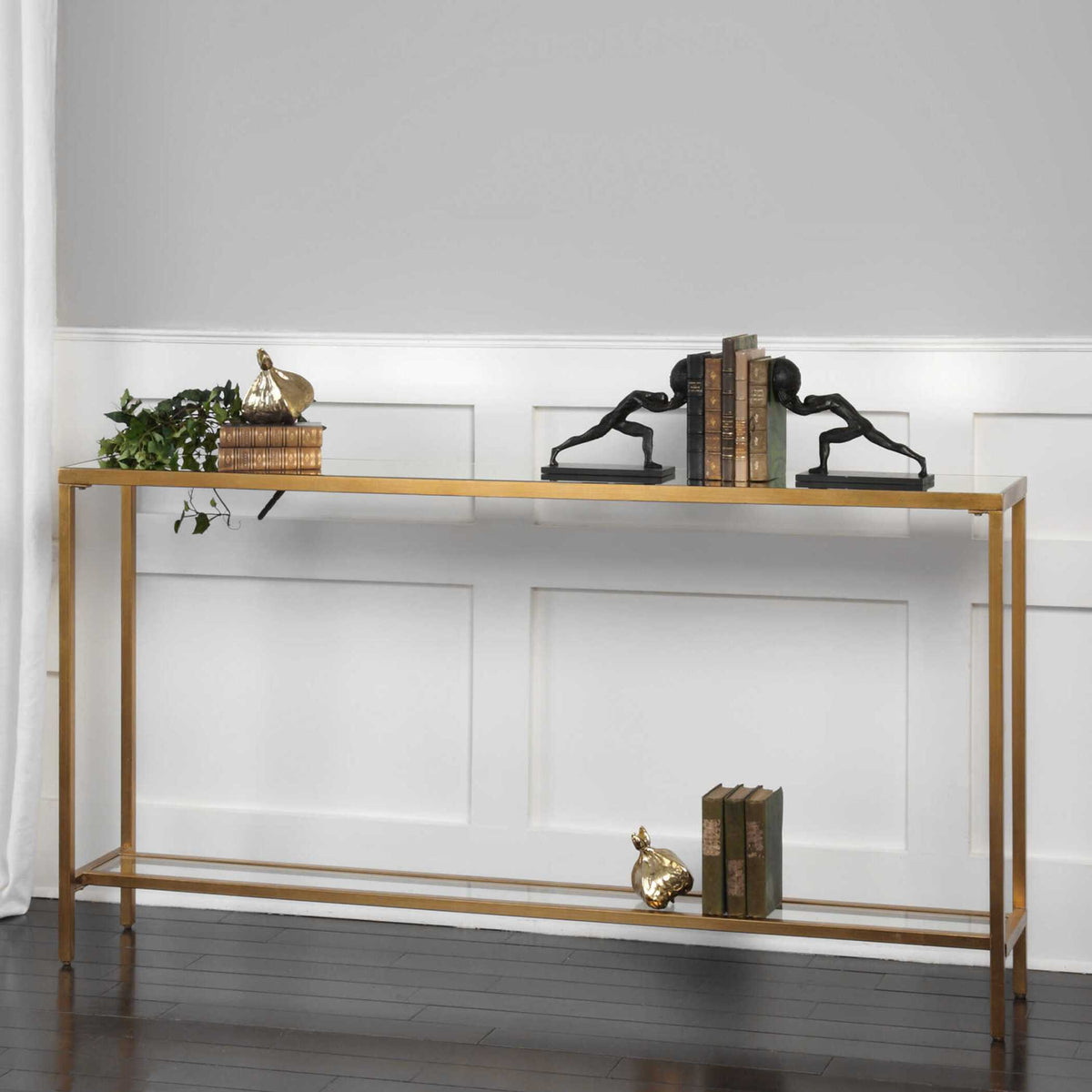 Hayley Gold Console Table - Ornate Home