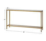 Hayley Gold Console Table - Ornate Home