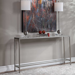 Hayley Silver Console Table - Ornate Home