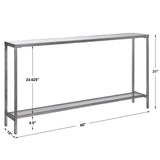 Hayley Silver Console Table - Ornate Home