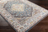 Haymond Brown Medallion Area Rug - Ornate Home