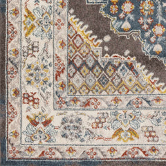Haymond Brown Medallion Area Rug - Ornate Home