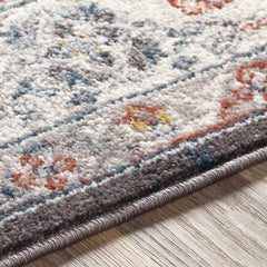 Haymond Brown Medallion Area Rug - Ornate Home
