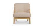 Haynes Textured Oat Accent Chair - Ornate Home