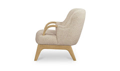 Haynes Textured Oat Accent Chair - Ornate Home
