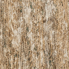 Hayward Soumak Jute Natural/Green Rug - Ornate Home