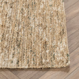 Hayward Soumak Jute Natural/Green Rug - Ornate Home