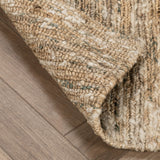 Hayward Soumak Jute Natural/Green Rug - Ornate Home